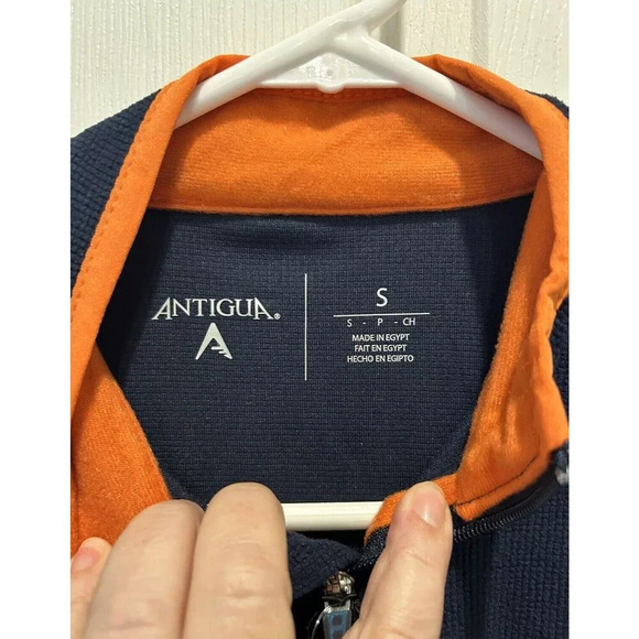 Chicago Bears Men’s Antigua Pull Over 1/4 Zip Navy Blue‎ Size Small NWT - Picture 3 of 7